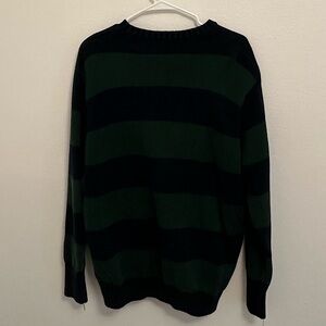 Black & Green Striped Brandy Melville Knitted Sweater💚🖤✨